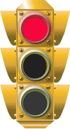 Red Blinking Signal Light